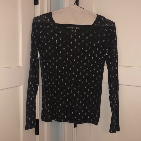 Long sleeve anchor top - Picture 1 of 5